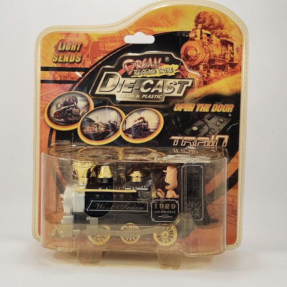 Vintage Style 1929 Locomotive Model NIB | Die-Cast Train w/ Light & Sound - Picture 3 of 11